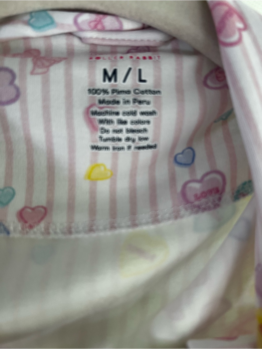 Roller Rabbit x LoveShackFancy Heart Robe Size M - Picture 5 of 7
